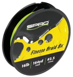 SPRO Finesse Braid 8x Lime Green 164 Yards -Pro Tackle Store 39781710168153
