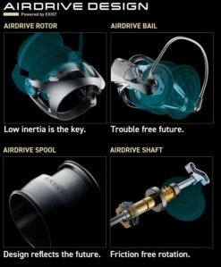 Daiwa Exist LT Spinning Reel 12 Daiwa Exist LT Spinning Reel -Pro Tackle Store exist airdrive